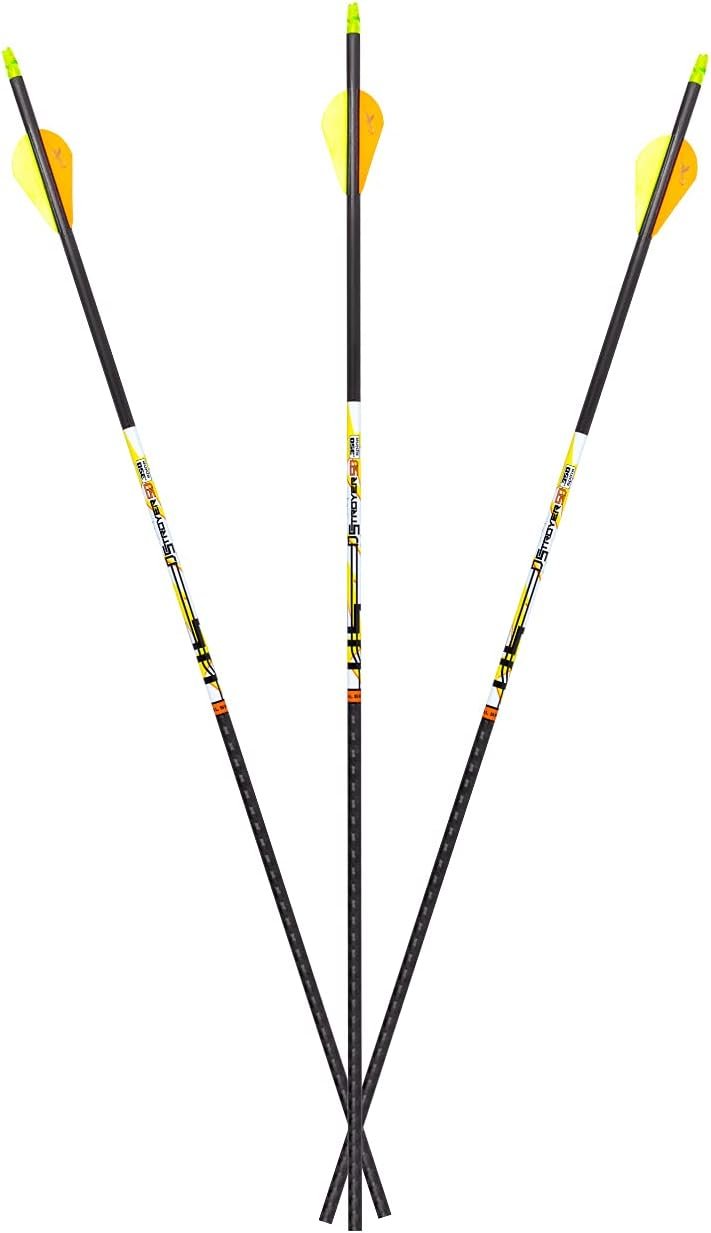 D-Stroyer SD 400 Spine, 6-Pack of Fletched Arrows